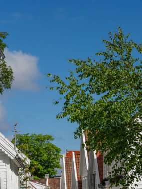 Norveç 'in eski kenti Stavanger.