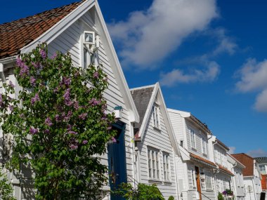 Norveç 'in eski kenti Stavanger.