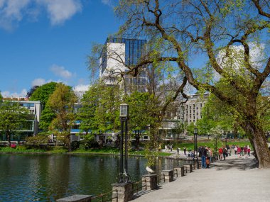 Norveç 'in eski kenti Stavanger.