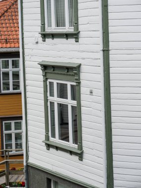 Norveç 'in eski kenti Stavanger.