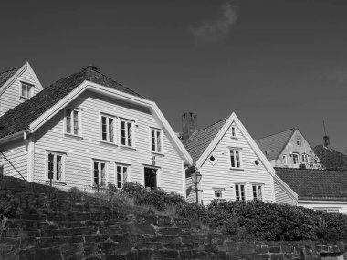 Norveç 'in eski kenti Stavanger.