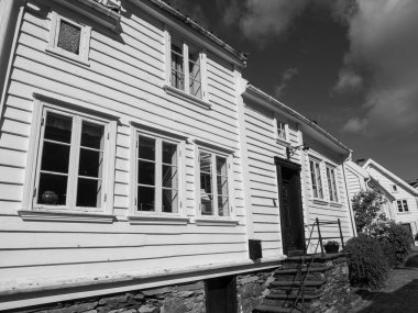 Norveç 'in eski kenti Stavanger.