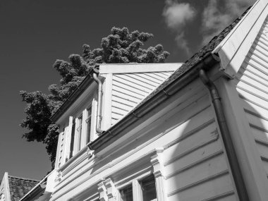 Norveç 'in eski kenti Stavanger.