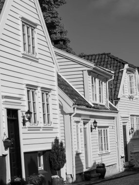 Norveç 'in eski kenti Stavanger.