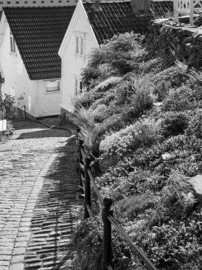 Norveç 'in eski kenti Stavanger.