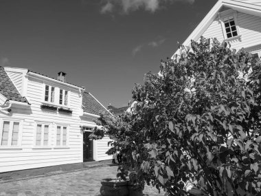 Norveç 'in eski kenti Stavanger.