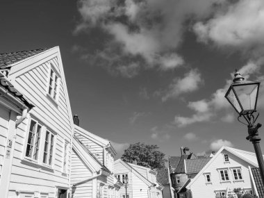 Norveç 'in eski kenti Stavanger.