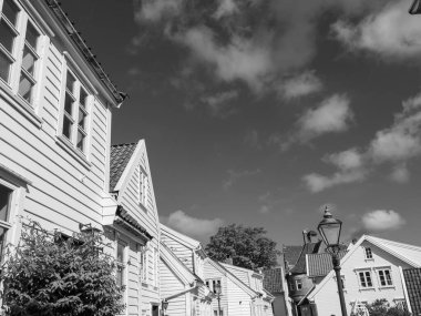 Norveç 'in eski kenti Stavanger.