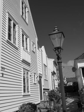 Norveç 'in eski kenti Stavanger.