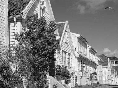 Norveç 'in eski kenti Stavanger.