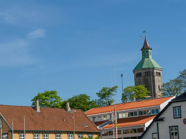 Cidade Velha Stavanger Norway — Fotografia de Stock