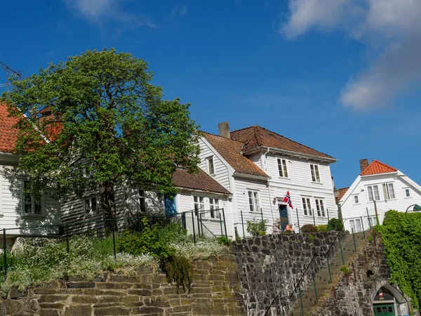 Città Vecchia Stavanger Norway — Foto Stock