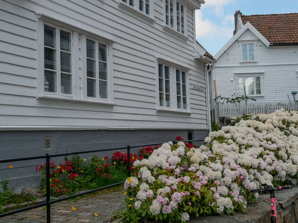 Norveç Eski Kenti Stavanger — Stok fotoğraf