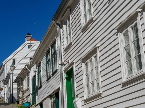 Città Vecchia Stavanger Norway — Foto Stock