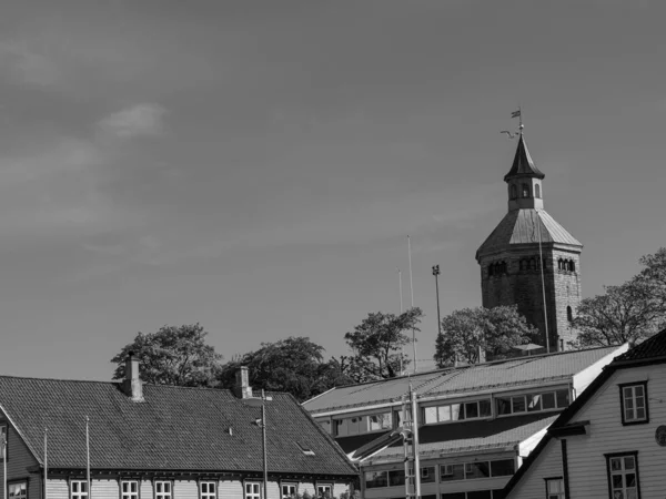 Die Alte Stadt Stavanger Norwegen — Stockfoto