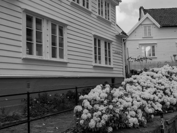 Cidade Velha Stavanger Norway — Fotografia de Stock