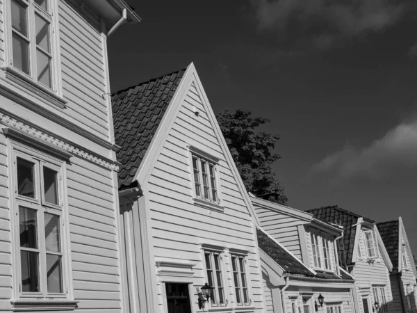 Παλιά Πόλη Του Stavanger Στο Norway — Φωτογραφία Αρχείου