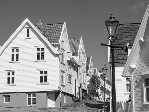 Stare Miasto Stavanger Norwegii — Zdjęcie stockowe