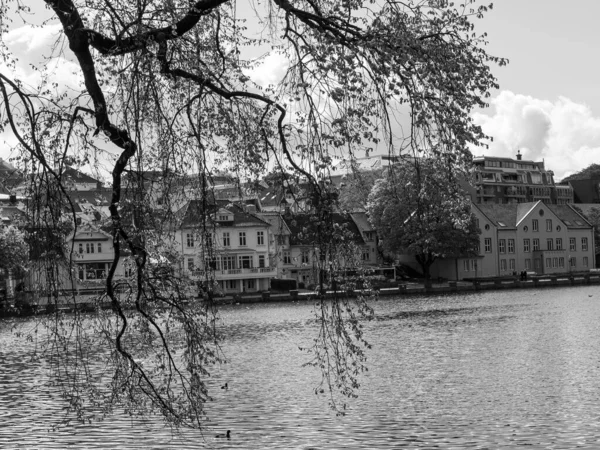 Παλιά Πόλη Του Stavanger Στο Norway — Φωτογραφία Αρχείου