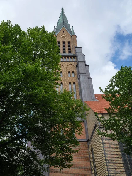 Schleswig Und Das Kleine Fischerdorf Holm Deutschland — Stockfoto