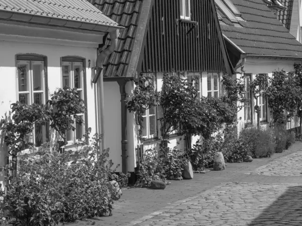 Schleswig Und Das Kleine Fischerdorf Holm Deutschland — Stockfoto