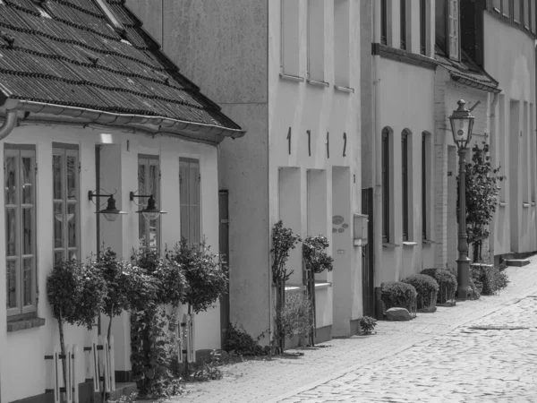 Schleswig Dan Desa Nelayan Kecil Holm Jerman — Stok Foto