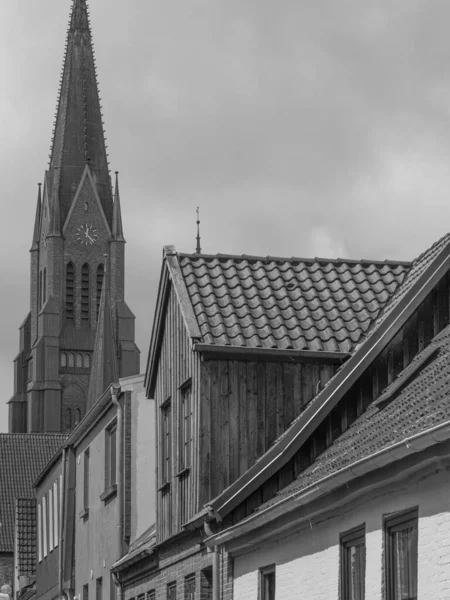 Schleswig Und Das Kleine Fischerdorf Holm Deutschland — Stockfoto