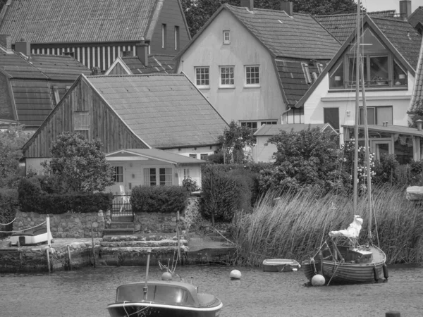 Шлезвіг Маленьке Рибальське Село Голм Німеччина — стокове фото