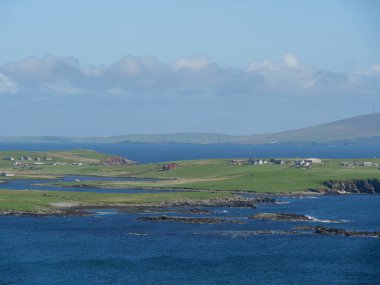 İskoçya 'da Lerwick şehrinin bulunduğu shetland adaları