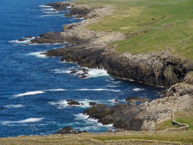 İskoçya 'da Lerwick şehrinin bulunduğu shetland adaları