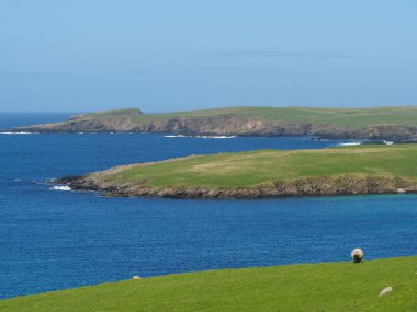 İskoçya 'da Lerwick şehrinin bulunduğu shetland adaları