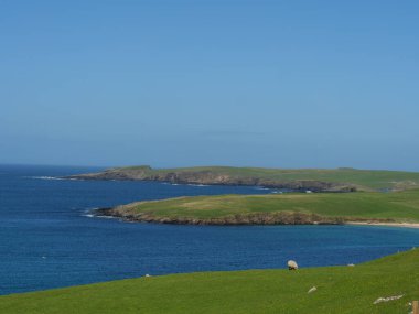 İskoçya 'da Lerwick şehrinin bulunduğu shetland adaları