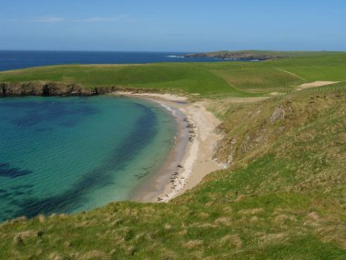 İskoçya 'da Lerwick şehrinin bulunduğu shetland adaları