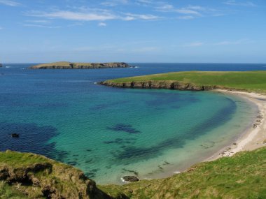 İskoçya 'da Lerwick şehrinin bulunduğu shetland adaları
