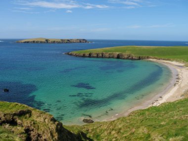 İskoçya 'da Lerwick şehrinin bulunduğu shetland adaları