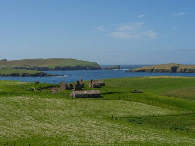 İskoçya 'da Lerwick şehrinin bulunduğu shetland adaları