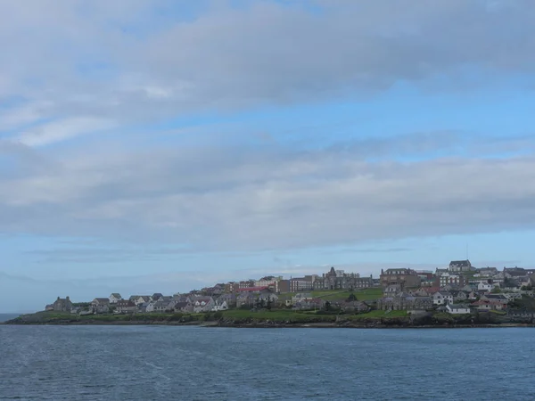スコットランドのラーウィック市とシェトランド諸島 — ストック写真