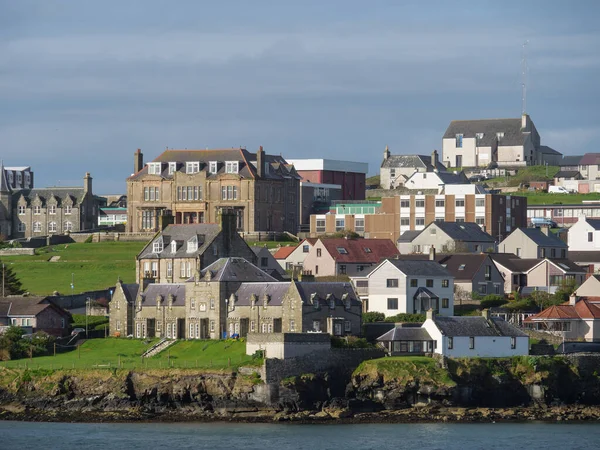 Die Shetlandinseln Mit Der Stadt Lerwick Schottland — Stockfoto