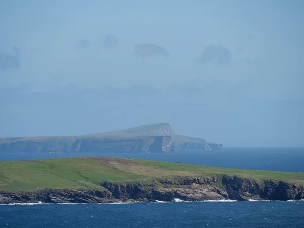 Die Shetlandinseln Mit Der Stadt Lerwick Schottland — Stockfoto