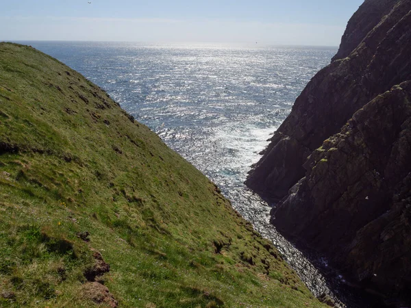 Wyspy Shetland Miastem Lerwick Szkocji — Zdjęcie stockowe