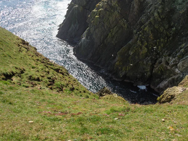 Wyspy Shetland Miastem Lerwick Szkocji — Zdjęcie stockowe