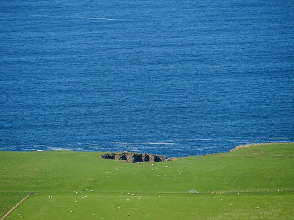 Wyspy Shetland Miastem Lerwick Szkocji — Zdjęcie stockowe