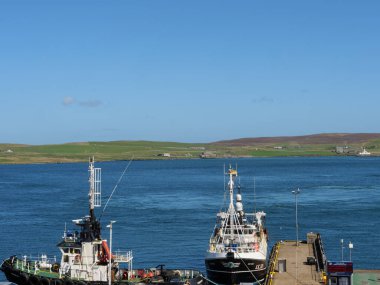 İskoçya 'da Lerwick şehrinin bulunduğu shetland adaları
