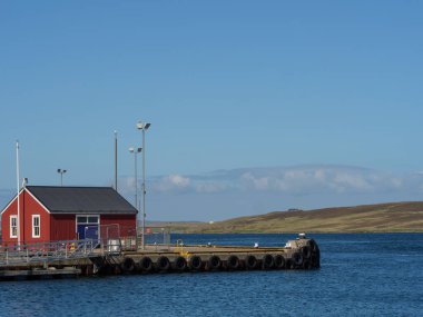 İskoçya 'da Lerwick şehrinin bulunduğu shetland adaları