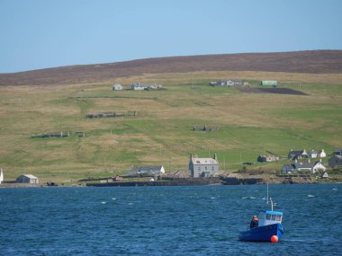 İskoçya 'da Lerwick şehrinin bulunduğu shetland adaları