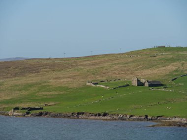 İskoçya 'da Lerwick şehrinin bulunduğu shetland adaları