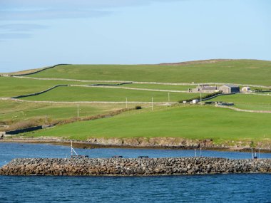 İskoçya 'da Lerwick şehrinin bulunduğu shetland adaları