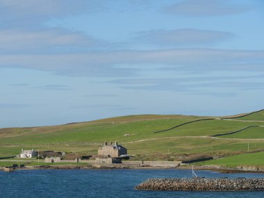İskoçya 'da Lerwick şehrinin bulunduğu shetland adaları