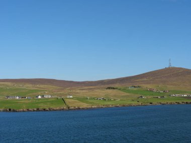 İskoçya 'da Lerwick şehrinin bulunduğu shetland adaları