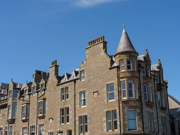 Las Islas Shetland Con Ciudad Lerwick Escocia — Foto de Stock